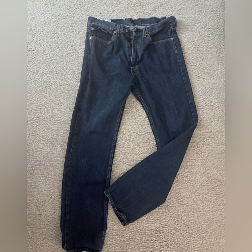 Levi's Dark Blue Men's Straight Jeans